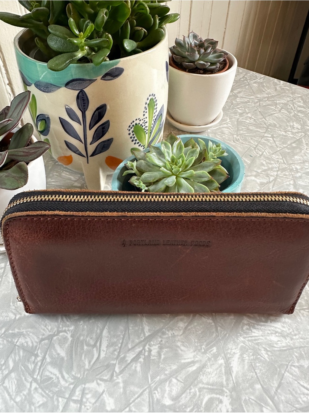Portland Leather Goods Zip Around Wallet - Picture 2 of 4